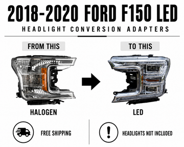 2018–2020 Ford F-150 Halogen to OEM LED Headlight Conversion Guide