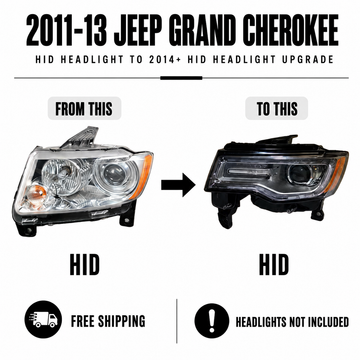 2011–2013 Jeep Grand Cherokee HID to 2014+ HID Headlight Conversion Guide