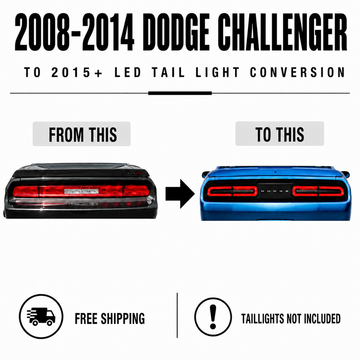 2008–2014 Dodge Challenger to 2015+ LED Tail Light Conversion Guide