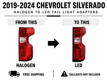 2019–2024 Chevrolet Silverado Halogen to LED Tail Light Conversion Guide