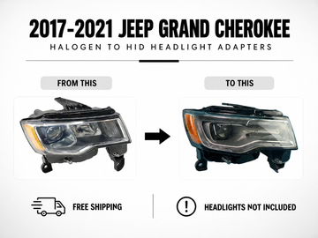 2017–2021 Jeep Grand Cherokee Halogen to OEM HID Headlight Conversion Guide