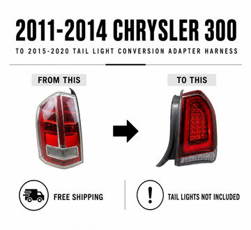 2011–2014 Chrysler 300 to 2015–2020 Tail Light Conversion Guide