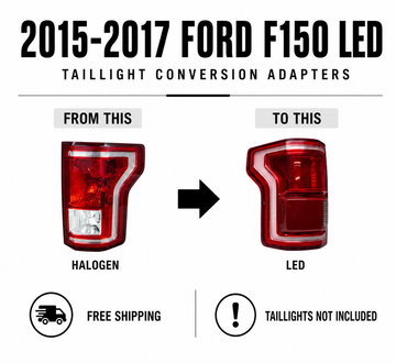 2015–2017 Ford F-150 Halogen to OEM LED Tail Light Conversion Guide