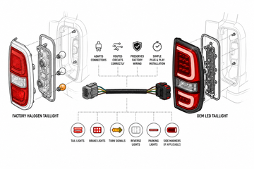 Can I Upgrade My Factory Halogen Taillights to OEM LED Taillights?