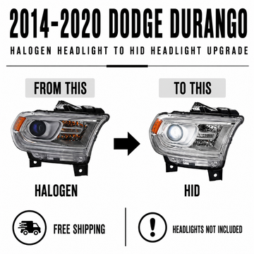 2014–2020 Dodge Durango Halogen to OEM HID Headlight Conversion Guide