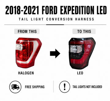 2018–2021 Ford Expedition Halogen to OEM LED Tail Light Conversion Guide