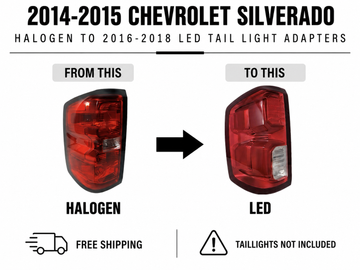 2014-2015 Chevrolet Silverado to 2016-2018 LED Tail Light Conversion Harness