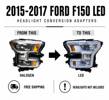 2015-2017 Ford F150 Halogen To LED Headlight Conversion Harness PNP