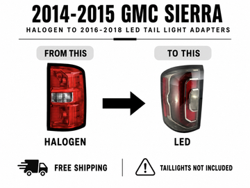 2014-2015 GMC Sierra to 2016-2018 LED Tail Light Conversion Harness