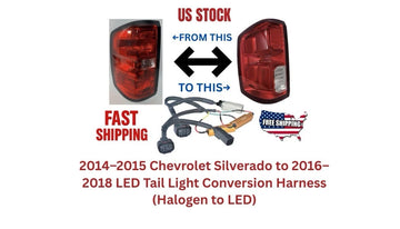 2014-2015 Chevrolet Silverado to 2016-2018 LED Tail Light Conversion Harness