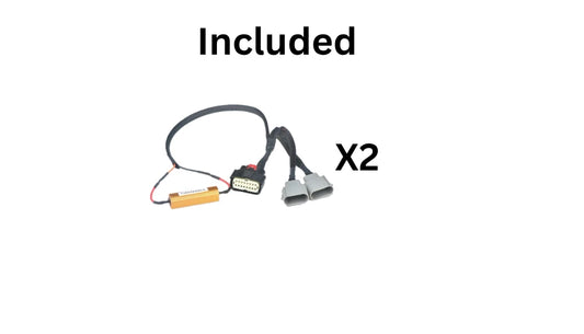 2015-2017 Ford F150 PNP Tail Light Conversion Harness Adapter Halogen to LED