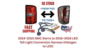 2014-2015 GMC Sierra to 2016-2018 LED Tail Light Conversion Harness