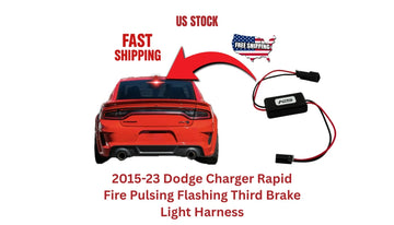 2015-23 Dodge Charger Rapid Fire Pulsing Flashing Third Brake Light Harness
