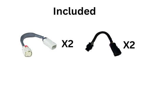 2014+ HID Dodge Durango To 2021+ Headlight w/Halogen Turn Bulb Conversion Cables
